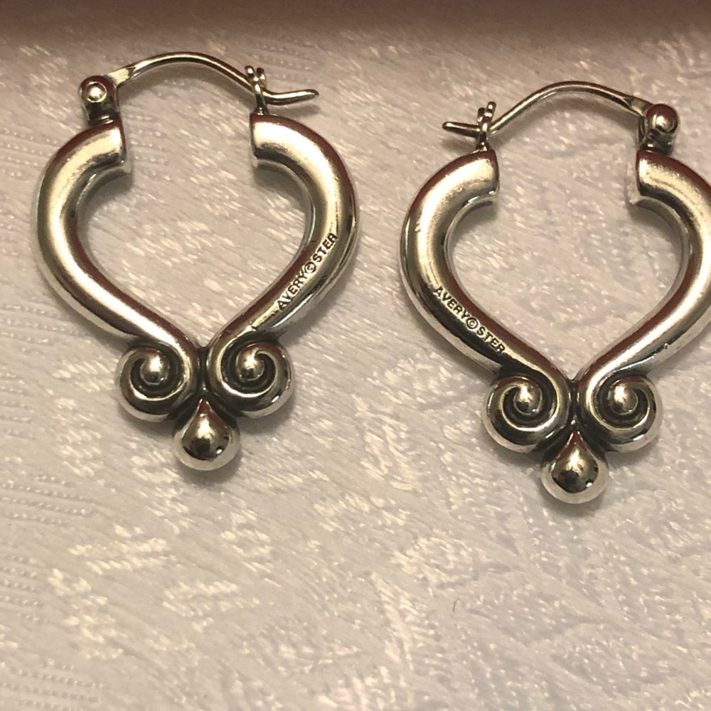 James Avery - Scrolled Earring Post